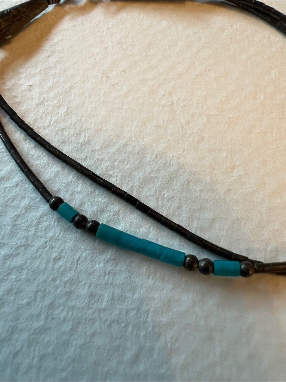 Sterling Silver Turquoise Beaded Multi-Strand Bracelet - Picture 3 of 3
